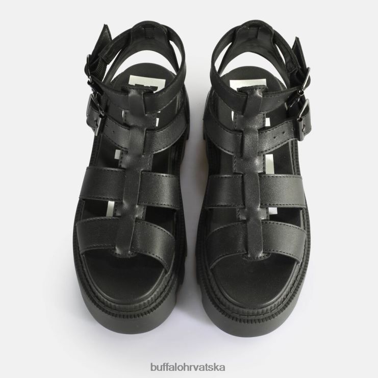 crno Buffalo flora on fisher sandale s platformom veganske |sandale TDD6T642